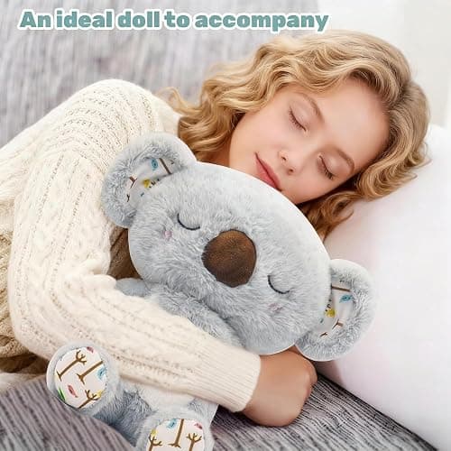 Breathing Stuffed Animal, Koala Stuffed Animal, Rhythmic Breathing Motion with Music Lights, Relieving Gift thumbnail 8