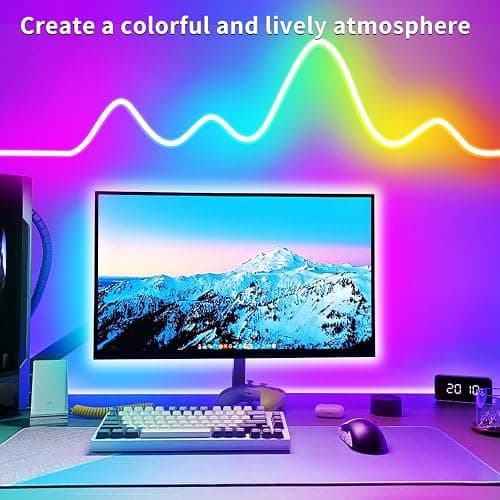 100FT RGB LED neon Rope Lights LED neon Lights with Remote/APP Control 24V IP65 Waterproof Flexible Neon LED Strip Lights for Bedroom Room Outdoors Decor（2 Rolls of 50ft） thumbnail 4