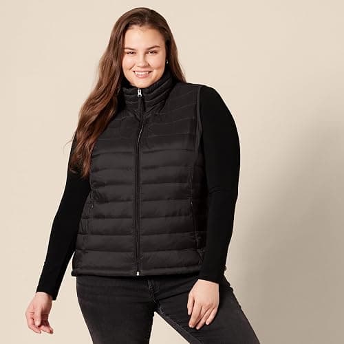 Amazon Essentials Women's Lightweight Water-Resistant Packable Puffer Vest thumbnail 6