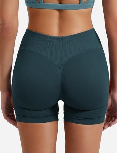 YEOREO SoftHue Women Workout Gym Impact Shorts Hidden Scrunch Butt Lifting 2.5"/3.6"/4.5"/6" Seamless Shorts thumbnail 3