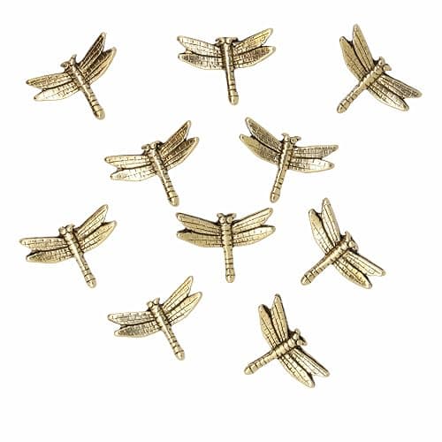 Dragonfly Pushpins - Gold Finish - Image 1