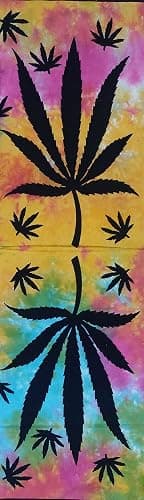 ICC Weed Tapestry Marijuana Wall Hanging leaf Poster Cannabis Hippie Decor Pot Flag Collage Dorm Trippy Bohemian Art psychedelic Small Hippie Rasta Ganja Cheap Tapestries thumbnail 3