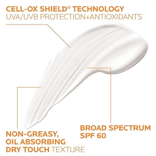 La Roche-Posay Anthelios Clear Skin Sunscreen Dry Touch SPF 60, Oil Free Sunscreen For Face, Oil Absorbing, Broad Spectrum SPF + Antioxidants, Non-Greasy, Oxybenzone Free, Travel Size thumbnail 4