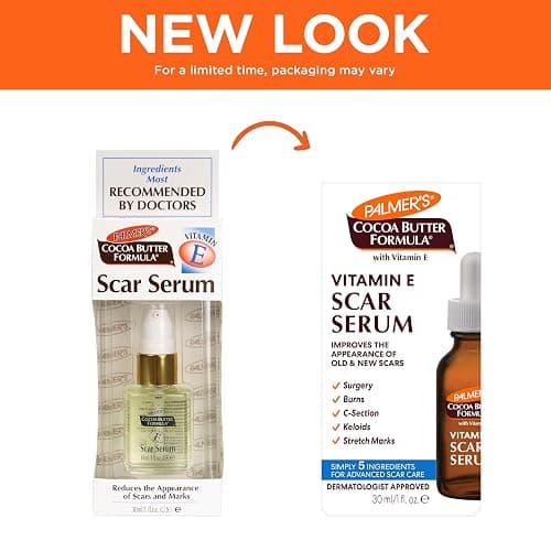 Palmer's Cocoa Butter Formula Scar Serum, Skin Brightening Oil for Face & Body, Concentrated Serum with Vitamin E, Fragrance Free, 1 Fl Oz thumbnail 2