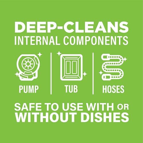 Affresh Dishwasher Cleaner, Helps Power Away Odor Causing Bacteria, Limescale, Mineral Deposits & Grime Inside Pump, Tub & Hoses, 6 Tablets, 6 Month Supply thumbnail 6