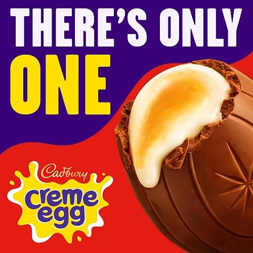 Cadbury Creme Egg and Caramel Milk Chocolate Egg, Perfect For Easter Egg Hunts, Includes 8 Eggs, 320 g (Pack of 1) thumbnail 2