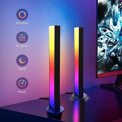 DS Smart LED Light Bars, Gaming Lights, Ambient Light, RGB TV Backlights with Scene Modes and Music Modes for Gaming, Computer Case, PC Monitor, TV, Laptop (Z Series) thumbnail 3