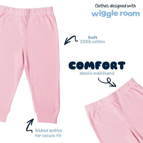 Gerber Baby Girls' Multi-Pack Active Pants Set thumbnail 6