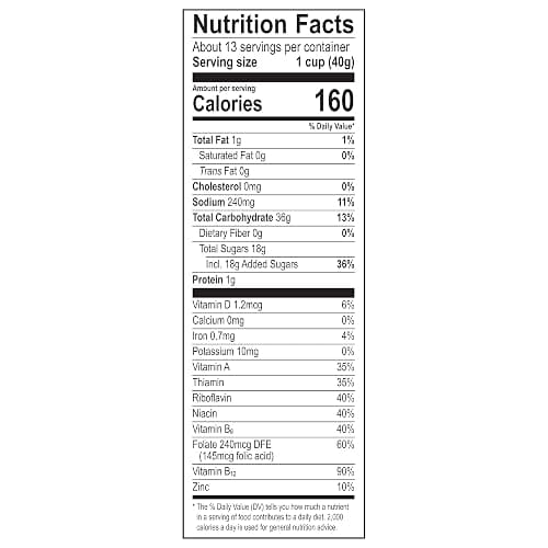 Marshmallow Fruity PEBBLES Breakfast Cereal for Kids, Gluten Free, Made with Sweetened Puffed Rice, 18 Ounce (Pack of 2) thumbnail 2