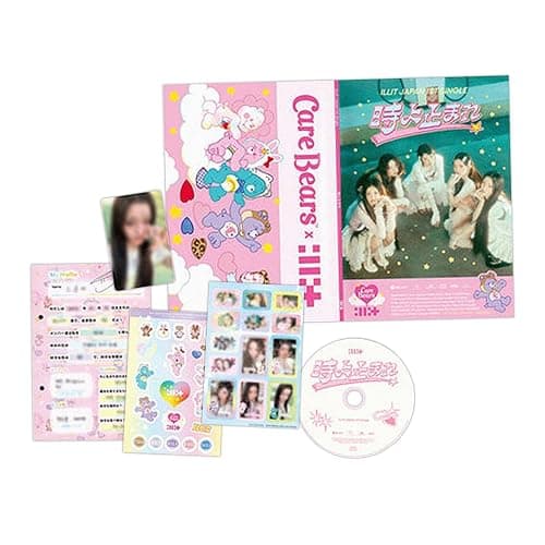 ILLIT - Japan 1st Single Album '時よ止まれ' / Toki Yo Tomare Care Bears COLLABORATION ver. Photo Book + Decoration Sticker Profile Sheet + Gift - Image 1