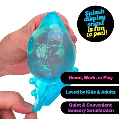 Schylling NeeDoh Dream Drop - Sensory Toy with Groovy Goo Filling - Three Random Colors - Ages 3 and Up - 3 Pack thumbnail 4