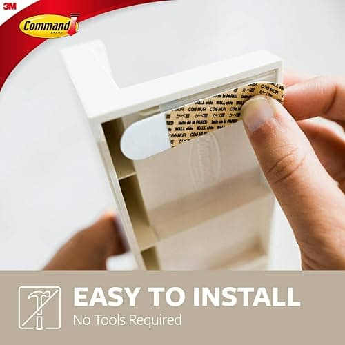 Command Picture Ledge, 21" Damage Free Hanging Floating Shelf with Adhesive Strips, Quartz, No Tools Picture Hanger for Displaying Decorations and Photographs, 1 Ledge and 10 Command Strips thumbnail 3