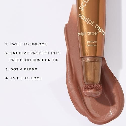 tarte sculpt tape contour – Lightweight Cream Bronzer with Shea Butter for Blendable, Buildable Contour & Natural Looking Sculpted Glow, Vegan & Cruelty Free thumbnail 5