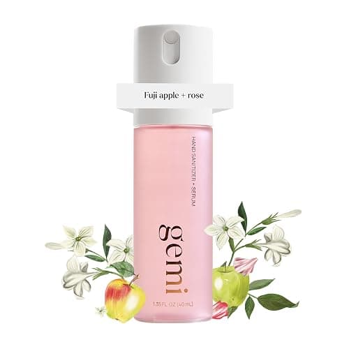 gemi Hand Sanitizer + Serum™ | Eden | Hydrating K-Beauty Formula with Centella, Vitamin B5 & Green Tea | Kills 99.9% of Germs | Fresh Scent with Lavender, Geranium & White Musk | 650 Sprays - Image 1