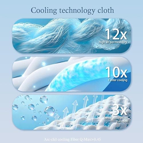 PFASDFW Cooling Blanket Twin Size (60"x80"), Double Sided Ice Cold Blanket for Hot Sleepers, Transfer Heat to Keep Cool, Soft Lightweight for Night Sweats, Bed & Couch, Ocean Design thumbnail 3