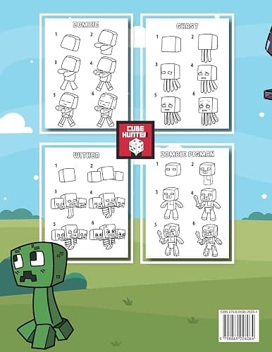 How To Draw for Minecrafters A Step by Step Chibi Guide: Unlock Your Creative World with 6 Easy-to-Follow Tutorials for Drawing Minecraft Chibis from ... (Unofficial Minecraft Activity Book for Kids) thumbnail 2