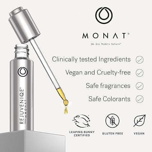 MONAT REJUVENIQE Oil – Multipurpose Hair & Skin Treatment - 13+ Natural Plant and Essential Oils – Hydrates, Strengthens, Reduces Frizz, Boosts Shine, and Provides Intense Hydration – 30ml (1.0 fl oz) thumbnail 8