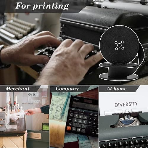 Vintage Manual Typewriter Spool Ribbon Black Ink- for Royal… thumbnail 4