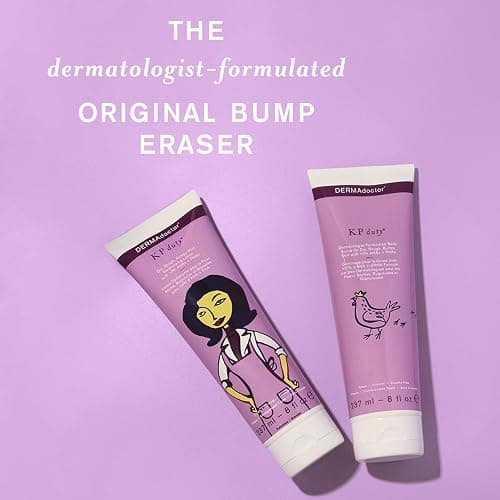 DERMAdoctor KP Bump Eraser Body Scrub and Lotion Kit Dermatologist Formulated Exfoliant | Keratosis Pilaris Treatment For Dry And Bumby Skin 10% AHAs + PHAs thumbnail 5