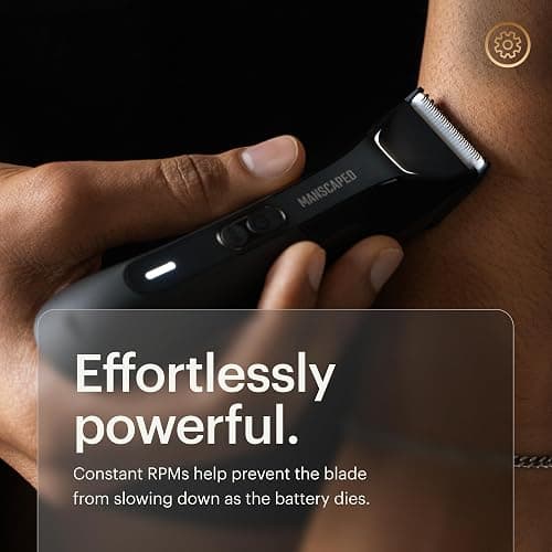 MANSCAPED® The Lawn Mower® 4.0 PRO - Groin & Body Hair Trimmer, Updated SkinSafe® Trimmer Blade, Waterproof Wet/Dry Groomer, USB-C & Wireless Charging Compatible, Men’s Ball Shaver with Travel Lock thumbnail 6