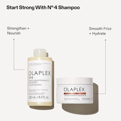 Olaplex Rich Hydration Mask | Hydration & Frizz Control, 200 mL | For Dry, Medium-To-Coarse Hair; Biomimetic Cuticle Technology; Use Weekly In Place Of Conditioner thumbnail 9