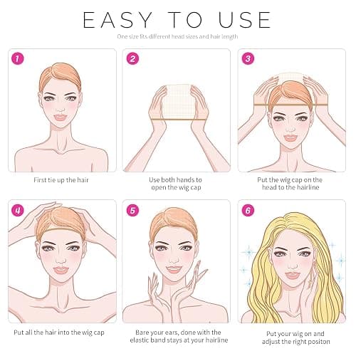 Fandamei 6PCS Wig Cap, 6PCS Black Mesh Wig Cap Net, Closed End Hair Mesh Net, Liner Weaving Caps for Women, Men, Kids, Wig Caps for Halloween, Cosplay thumbnail 7