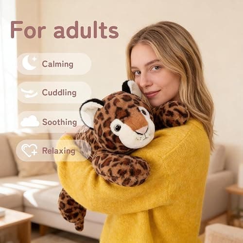 Niuniu Daddy Weighted Stuffed Animals, 25 in 5 lbs, Duck Calming Plush | Heavy sensory lap pad, lying body pillow for sleeping, machine wash, huggable toy, soothing gift for kids and adults thumbnail 4