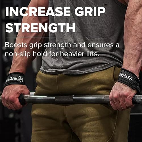 Lifting Wrist Straps for Weightlifting (1 Pair) – Padded Lifting Straps for Deadlifts, Powerlifting, Strength Training & Bodybuilding – Gym Straps for Men & Women thumbnail 5