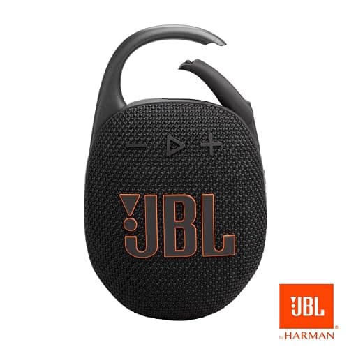 JBL Clip 5 - Ultra-Portable, Waterproof & Dustproof Bluetooth Speaker, Big JBL Pro Sound with Punchy bass, Integrated Carabiner, Up to 12 Hours of Play, Made in Part with Recycled Materials (Black) thumbnail 6