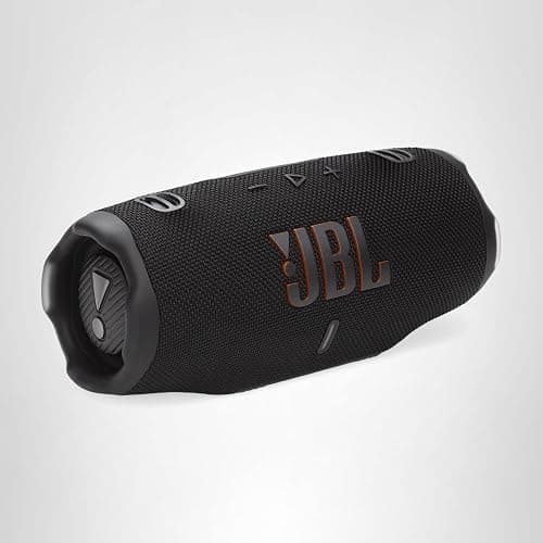 JBL Charge 6 - Portable Waterproof & Drop-Proof Bluetooth Speaker, Bold JBL Pro Sound with AI Sound Boost, 28Hrs of Playtime, Built-in powerbank & Comes with a Sturdy/Removable Carrying Strap (Black) thumbnail 12