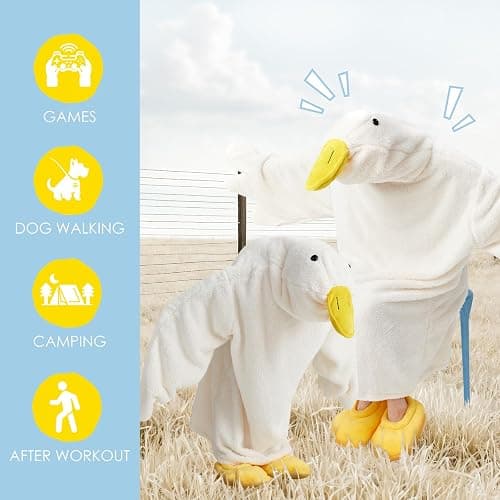 BRAFFWNE Wearable Blanket Hoodie, Oversized Blanket Hooded, Coverage with Easy Movement, Warm and Cozy Flannel, Gift for Kids thumbnail 3