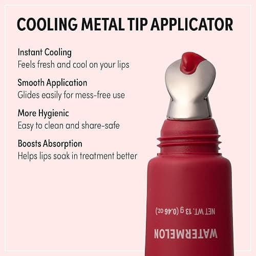 KISS NEW YORK Peptide Lip Treatment, Hydrating & Non-Sticky Plumping Balm, Shea Butter, Castor Oil & Squalane Reduces Look of Fine Lines, Softer & Fuller Lips with Cooling Metal Tip (Unscented Clear) thumbnail 4
