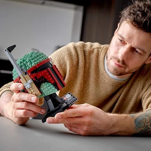 LEGO Star Wars Boba Fett Helmet 75277 Building Kit, Cool, Collectible Star Wars Character Building Set (625 Pieces), Multicolor thumbnail 2