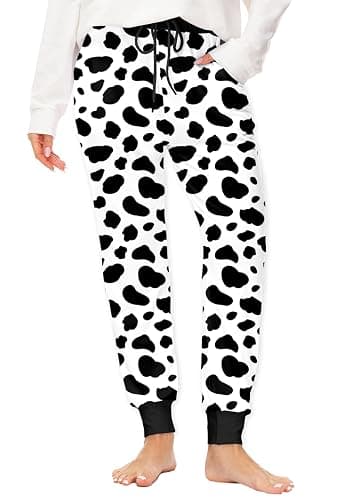 Deerose Women Christmas Pajama Pants Elastic Waist Xmas PJ Pants with Pockets thumbnail 5