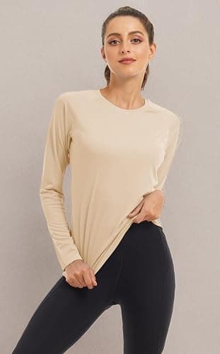 MAGCOMSEN Women's Long Sleeve Shirts UPF 50+ Sun Protection Shirts for Hiking Fishing Workout Rash Guard thumbnail 7