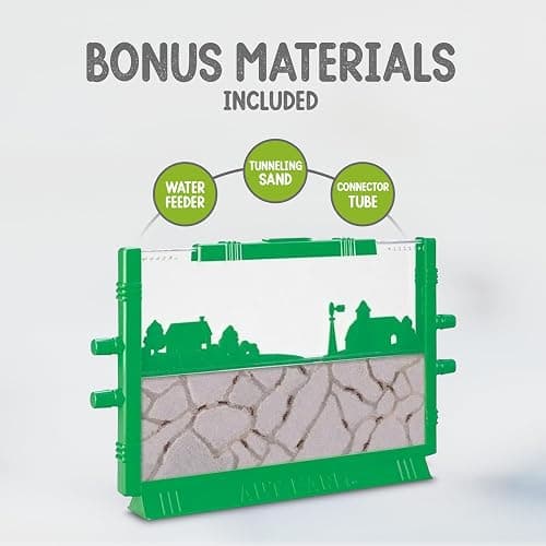 Classic Ant Farm with 25 Live Ants Shipped Now - Ant Farms for Kids with Live Ants, Includes Live Ants for Ant Farm with Connectable Habitat Kit, Interactive Learning Experience Gift thumbnail 6