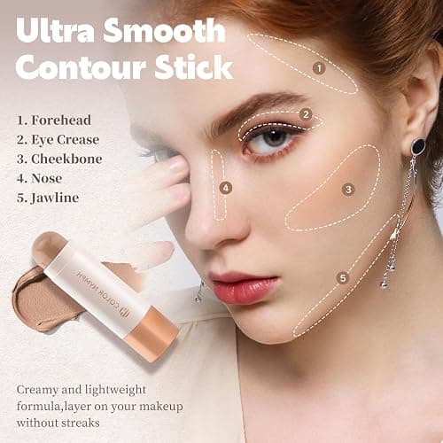 Color Nymph Makeup Kit for Teens Girls, Makeup Gift Set for Beginners | Long-Lasting, Lightweight & Buildable Liquid Blush, Contour & Highlight Stick, Ideal Gift for Girls, Vegan, Cruelty-Free thumbnail 5