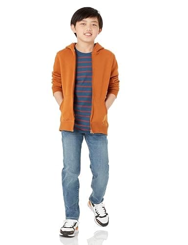 Amazon Essentials Hoodies - Boys' Zip-Up Sweatshirt thumbnail 4