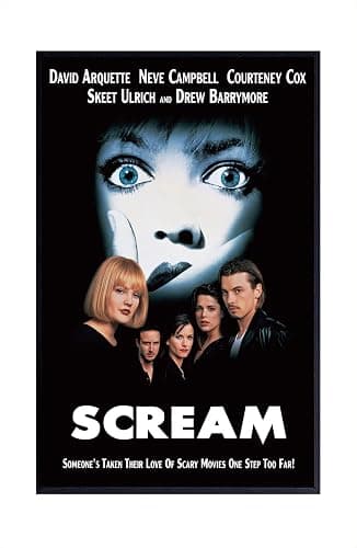 FatCat Wall Graphics Scream - 1996 Movie Poster Frameless Gift 12 x 18 inch（30cm x 46cm）-LT-071 - Image 1
