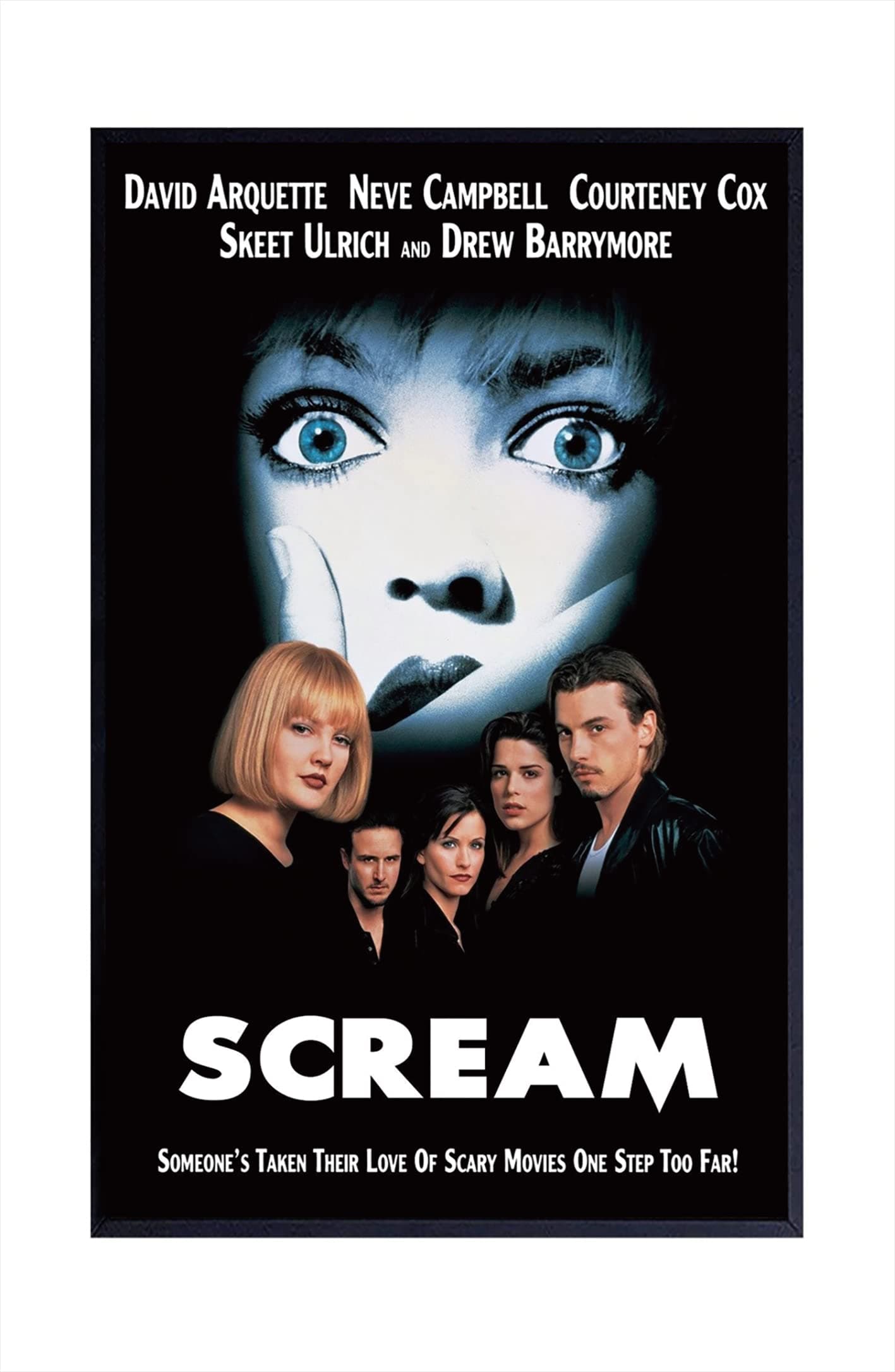 FatCat Wall Graphics Scream - 1996 Movie Poster Frameless Gift 12 x 18 inch（30cm x 46cm）-LT-071 - Image 1