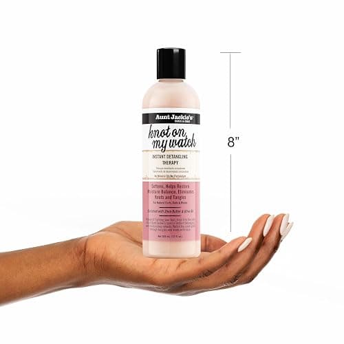 Aunt Jackie's Curls and Coils Knot On My Watch Instant Hair Detangling Therapy for Natural Curls, Coils and Waves, Enriched with Shea Butter, 12 oz thumbnail 6