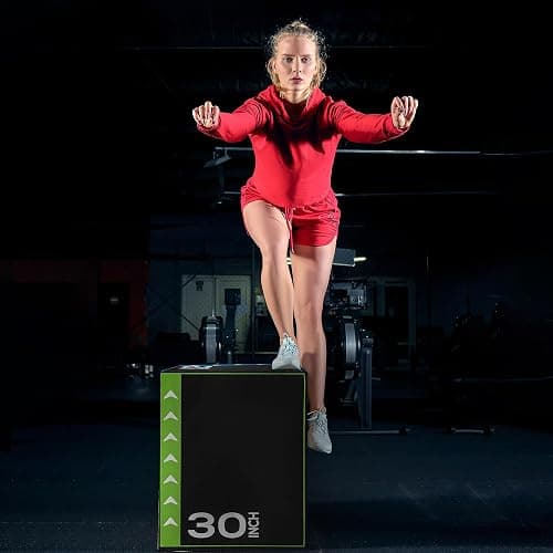 BalanceFrom 3-in-1 Foam Plyometric Jump Box for Home Gym with Multiple Height Options – Versatile Plyo with Non-Slip Surface for Strength, HIIT, Step-Ups, and Agility Training thumbnail 5
