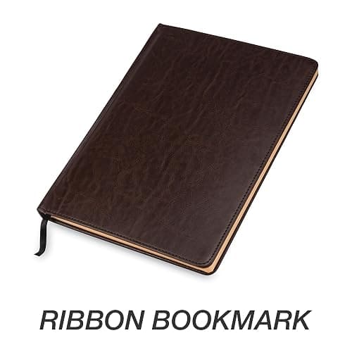 Samsill Vintage Hardcover Notebook, 200 Lined Notebook Pages, Brown, 7.5 x 10 Inch thumbnail 7