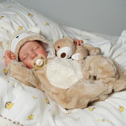 BABESIDE Lifelike Reborn Baby Dolls Boy - 17-Inch Baby Soft Body Realistic-Newborn Baby Doll Silicone Full Body Vinyl Real Life Baby Dolls with Toy Accessories thumbnail 8
