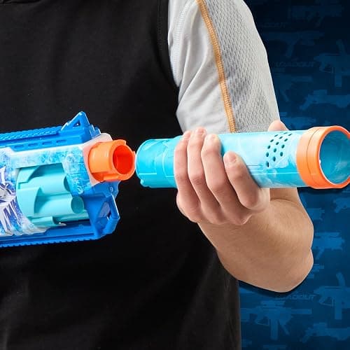 Nerf Loadout FrostFusion Blaster, 4 Interchangeable Attachment Accessories, 30 Nerf N1 Darts, Kids Outdoor Toys, Ages 8+ (Amazon Exclusive) thumbnail 9