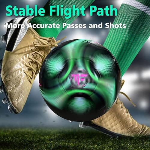 MGZFEZN Youth Soccer Ball Size 4, Kids Outdoor Play Game Training Practice Soccer Ball for Teen Boy Girl Indoor Outdoor with 1 Pump 1 Net Bag and 1 Gift Box thumbnail 6