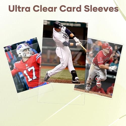 Mlikero 600 Count Card Sleeves, Clear Soft Trading Card Sleeves, Polypropylene (PP), Fit for MTG, TCG, Baseball, Football, Game Cards thumbnail 2