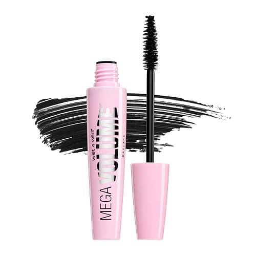 wet n wild Mascara Mega Volume - Volumizing, Waterproof, Smudge-Resistant, Cruelty-Free, Gluten-Free, Sulfate-Free & Vegan - Very Black - Image 1