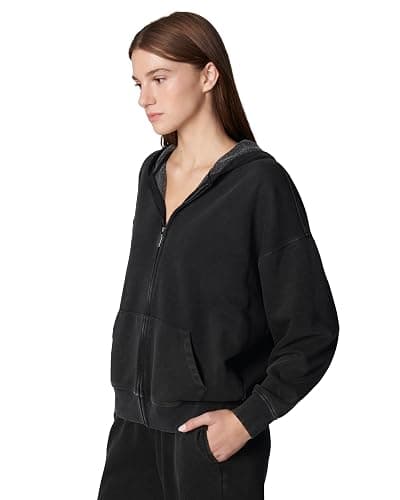 florence by mills Women's Cozy Crush Slouchy Sleeve Oversized Zip Hoodie thumbnail 2