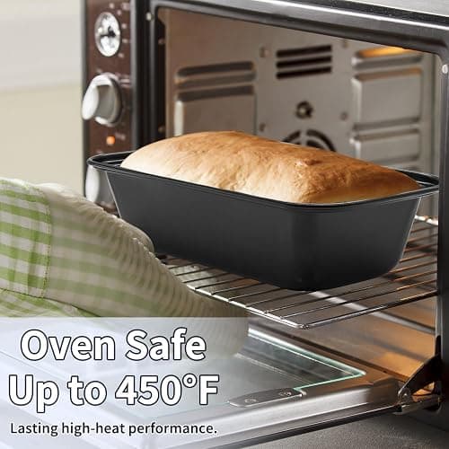 17 PCS Bakeware Set Carbon Steel Non-Stick Baking Pan Set with Sheet, Muffin, Loaf Tin, Square Cake, Deep Pan, Springform, Measuring Cups, Cooling Rack thumbnail 4